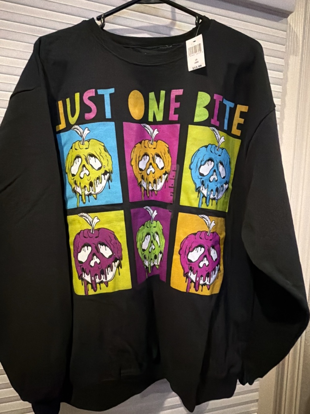 Disney Parks Men’s Just One Bite Sweater Large